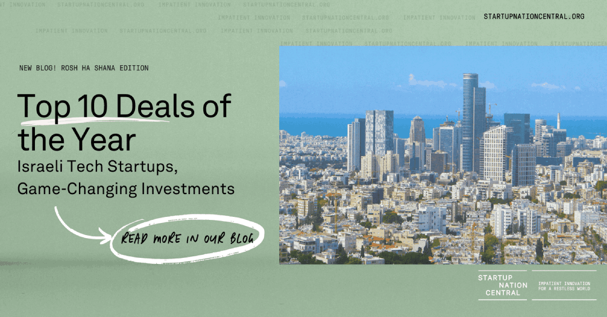 Top 10 Israeli Tech Startup Deals